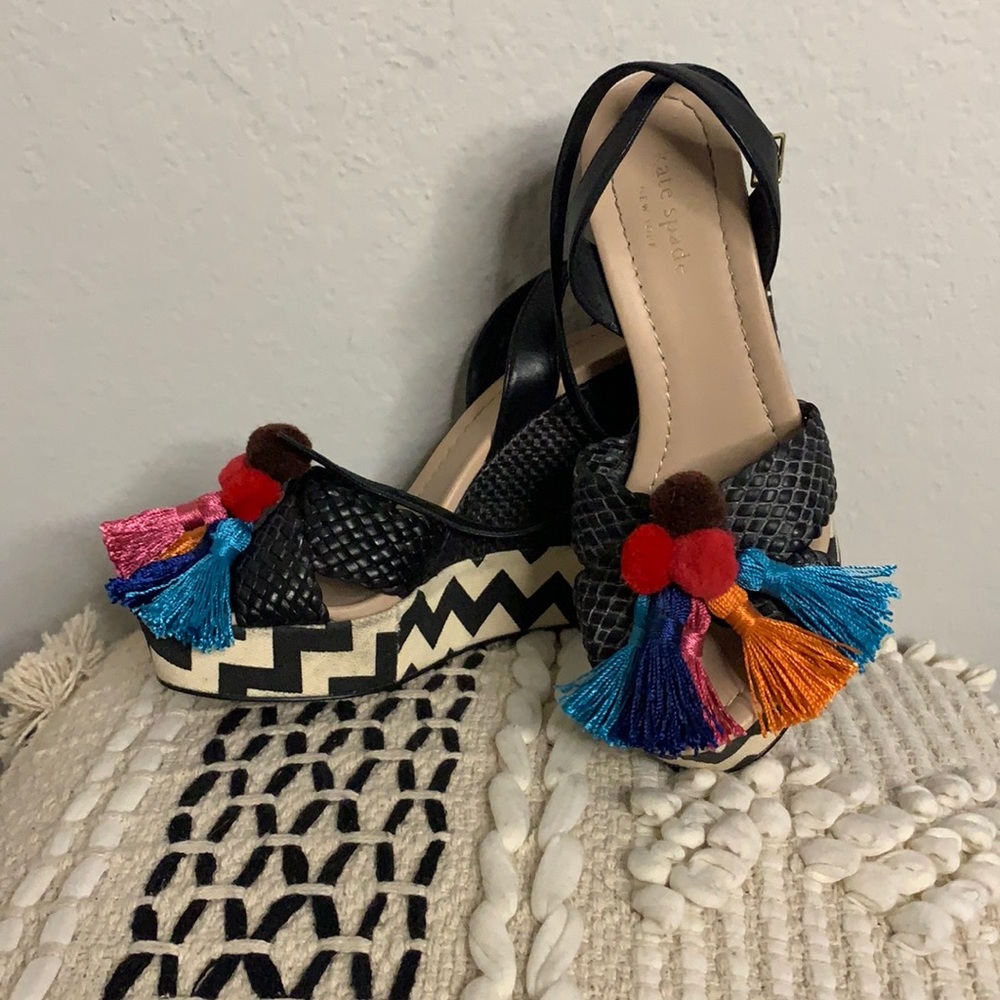 Colorful Kate Spade wedge